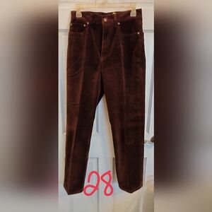 RL Stylish Brown Corduroy Flare Pants